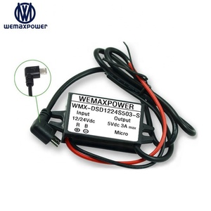 Điện Thoại Xe Hơi WEMAXPOWER Loại A Mini Có Lỗ Lắp Đặt Bộ Chuyển Đổi 24vdc Sang 5vdc DC-DC 12V 5V Micro Usb - Product Image 6