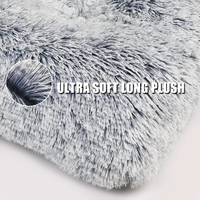 Promotion exceptionnelle : lits orthopédiques pour chiens en peluche rectangulaires, luxueux, moelleux, confortables, antidérapants, amovibles et lavables.
