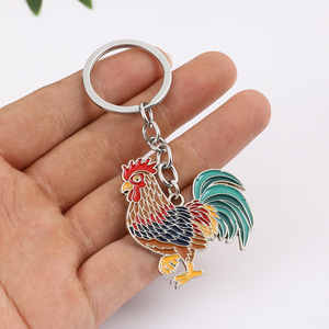 Mignon coloré joli coq <span class=keywords><strong>porte</strong></span>-clés breloque enfants cadeau d'anniversaire poule coq <span class=keywords><strong>porte</strong></span>-clés à <span class=keywords><strong>mon</strong></span> <span class=keywords><strong>fils</strong></span> - Product Image 4