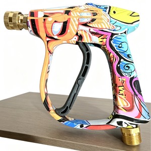 Pistola <span class=keywords><strong>de</strong></span> Agua <span class=keywords><strong>de</strong></span> Alta Presión para <span class=keywords><strong>Lavado</strong></span> <span class=keywords><strong>y</strong></span> Cuidado <span class=keywords><strong>de</strong></span> Autos, <span class=keywords><strong>de</strong></span> Aleación <span class=keywords><strong>de</strong></span> Aluminio <span class=keywords><strong>y</strong></span> Plástico, con 5 Boquillas <span class=keywords><strong>de</strong></span> Colores, Patrones <span class=keywords><strong>de</strong></span> Cono <span class=keywords><strong>y</strong></span> Abanico, Nueva Edición Limitada Pintada - Product Image 4
