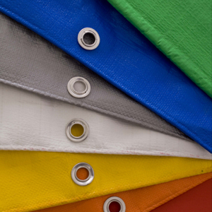 Bâche PE flexible tissée HDPE personnalisable 50gsm-300gsm feuilles de plastique imperméables coupe du fabricant imprimé agricole - Product Image 1