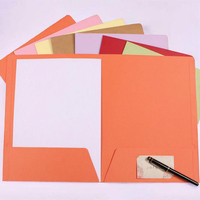 Portadocumentos Laminado Portátil A4 con Doble Bolsillo, Diseño Colorido en Forma de Carpeta, Duradero para Reuniones de Oficina y Reportes