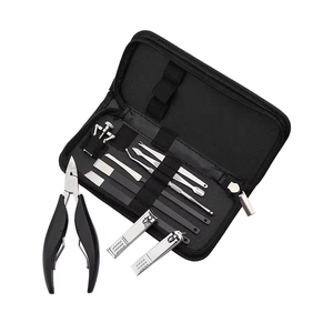 Kit di Lusso per Pedicure Maschile, Set Portatile da Viaggio con Custodia con Cerniera, Strumenti per Unghie Incarnite, Tronchesine Robuste - Product Image 2