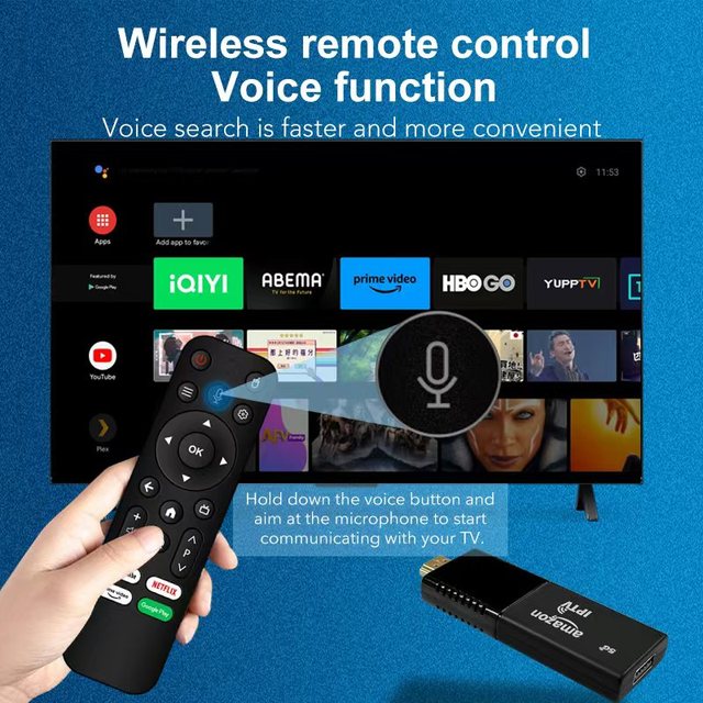 Factory Price Tv Stick Ip Tv Android Box Chrome-Cast Game Stick Firestick Plug and Play Mini Android 13.0 Smart Tv Box
