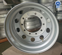 Jante de camion à haute capacité de charge 22,5-11,75, camions commerciaux, 22,5x11,75 PQ590 Q380, jante en acier haute résistance avec revêtement E-coating