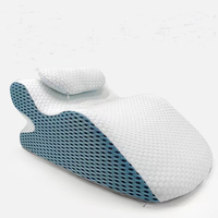 Hot Sale Ergonomisches Memory Foam Keil kissen Ortho pä disches Bett kissen mit Massage funktionen zum Lesen der Rückens tütze im Bett