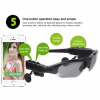 Lunettes de soleil les plus populaires pour le sport en extérieur, lunettes intelligentes avec écouteurs sans fil TWS et micro semi intra-auriculaires pour V2.0 IPX-6