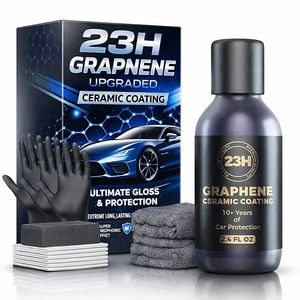 Recubrimiento Cerámico de Grafeno 23H, Superhidrófobo, Efecto de Repelencia al Agua, Autolimpiante, Efecto Repelente Extremo, 2.4oz - Product Image 1