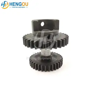 Hengoucn GTO GTO52 GTO46 water roller gear double row gear printing machine parts