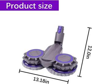 Cabezal de cepillo para fregona eléctrica con pulverizador, tanque de agua, paño de limpieza para aspiradoras Dyson V7 V8 V10 V11 V15, piezas y accesorios - Product Image 5