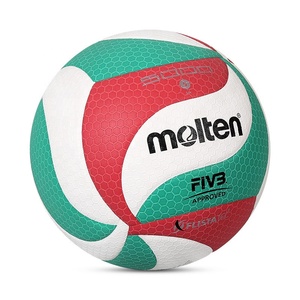 Balón de <span class=keywords><strong>Voleibol</strong></span> <span class=keywords><strong>Molten</strong></span> V5M5000 de Microfibra de Cuero Tamaño y Peso Oficial para Partido o Entrenamiento V5M4500 - Product Image 3