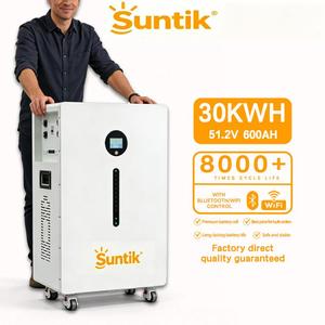 แบตเตอรี่ Suntik 51.2V 600Ah แบบแยกส่วน ต่อพ่วงได้ รับประกัน 10 ปี ระบบจัดการแบตเตอรี่อัจฉริยะ (Smart BMS) 8000 รอบการใช้งาน ปลอดภัย มาตรฐาน IP65 ติดตั้งง่าย - Product Image 1
