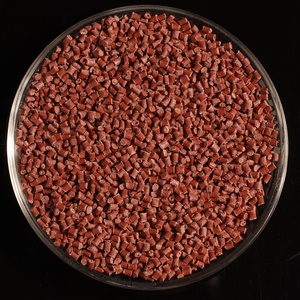 Plastique d'ingénierie ignifuge de qualité rouge brique, nylon V0 <span class=keywords><strong>FR</strong></span> <span class=keywords><strong>PA66</strong></span> <span class=keywords><strong>GF25</strong></span>, matériau plastique - Product Image 1
