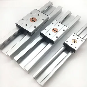 high quality Square linear roller rail dustproof cheap price dual shaft linear rail