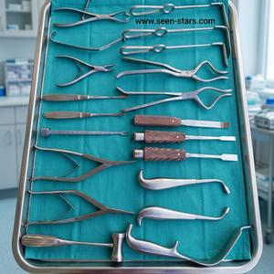 Maxillofacial เครื่องมือผ่าตัด,ชุดเครื่องมือผ่าตัดเบื้องต้นทำจากสเตนเลสสตีล20ชิ้น - Product Image 3