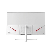 Monitor Curvo VA de 32 Pulgadas y 2800R, Pantalla para Juegos sin Marco de 1920*1080, 75~180Hz, con Efecto de Luz RGB Trasero para Juegos y Oficina