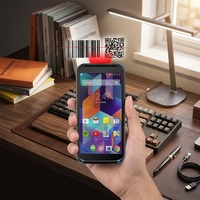 PDA Android 13/14 5,5'' 4G IP68 1D/2D, tablette PC portable robuste avec scanner de codes-barres pour la gestion des stocks