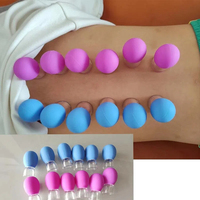 Facial Beauty Massage Silikon Schröpfen Gerät, Haut kratzen Schröpfen zur Entspannung der Augenhaut Brust stimulation Nippel Sauger Pumpe