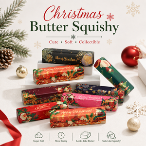 Kawaii Merry <b>Christmas</b> Butter Squishy Realistic Scented Slow Rebound Squeeze Toy Holiday Party Favors Stress Relief PU Material - Product Image 5