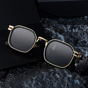Lunettes de soleil carrées Miumiu pour hommes, protection UV400, monture en alliage de zinc, verres en polycarbonate, emballage noir, DG-98393 - Product Image 4