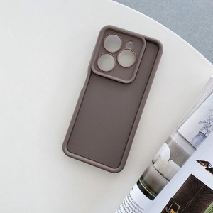 Funda simple de color sólido para teléfono móvil, cuadrada, de TPU suave, adecuada para <span class=keywords><strong>iPhone</strong></span> 16, 16 <span class=keywords><strong>Pro</strong></span> <span class=keywords><strong>Max</strong></span>, a prueba de golpes, cubierta trasera. - Product Image 5