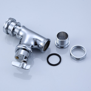 Robinet d'arrêt mural en cuivre Morning Dew 25x25 à fermeture automatique pour toilettes - Product Image 2