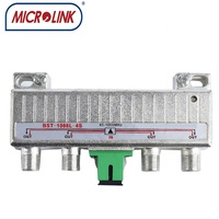 Nodo Óptico de Fibra CATV PON de 4 Vías FTTH 1100nm-1650nm, 4 Puertos RF, Ancho de Banda de 45-1000MHz, Receptor Óptico Pasivo