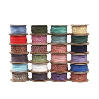 Bracelet personnalisé en coton macramé 100% fait main, 1,0 mm, 18 brins, pour la fabrication de bijoux