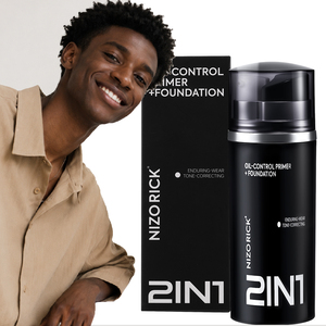 Base <span class=keywords><strong>de</strong></span> <span class=keywords><strong>Teint</strong></span> et Hydratant Visage 2-en-1 pour Hommes – <span class=keywords><strong>Fond</strong></span> <span class=keywords><strong>de</strong></span> <span class=keywords><strong>Teint</strong></span> & Base <span class=keywords><strong>de</strong></span> Maquillage Correctrice Anti-Sébum Liquide - Product Image 1