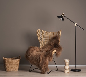 Alfombras de piel de oveja teñida islandesa con lana larga. Increíble piel de oveja. Piel de oveja. Alfombras de piel de oveja. Alfombra - Product Image 1