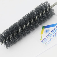 Brosse de nettoyage pour pailles en nylon industriel FUYI OEM, nettoyeur de pailles extra long - Compatibilité multi-tailles