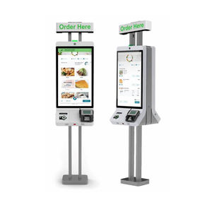 Kiosque mcdonalds mural <span class=keywords><strong>de</strong></span> 32 pouces direct d'usine, paiement en libre-service, commande - Product Image 1