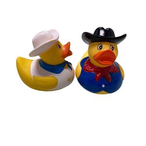 Cowboy Cross-Border Children's <b>Bath</b> Plastic Yellow Water Play Toy Wholesale Squeaky Floating Little Duck - Product Image 5