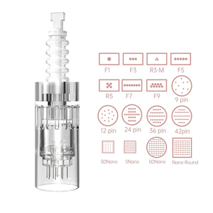 Cartucho de Repuesto para Derma <span class=keywords><strong>Pen</strong></span> <span class=keywords><strong>MYM</strong></span>, Microagujas Tipo Bayoneta <span class=keywords><strong>Dr</strong></span>. <span class=keywords><strong>Pen</strong></span> N2 M5 M7 E30, Puntas Nano para Aplicación en Cejas - Product Image 1