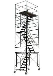 SFT-1654 Ss Beweegbare Stalen Steigers Toren Ladder Steigers Andaimes Goedkope Steigers Voor Verkoop