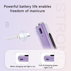 Lámpara LED UV Mini Profesional Recargable USB Inalámbrica de Curado Rápido para Uñas, Efecto Ojo de Gato, Imán, 4 Piezas de Sellos, para el Hogar - Product Image 3