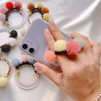 Sangles magnétiques en fourrure pelucheuse pour téléphone, chaînes porte-téléphone pour iPhone 15, accessoires de maintien