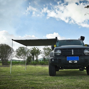 Offroad SUV 4X4 4WD Phụ Kiện Xe Mái Hiên PVC Vải Không Thấm Nước Có Thể Thu Vào Xe Trên Mái Nhà Lều Bên Mái Hiên Cho Cắm Trại Ngoài Trời - Product Image 5