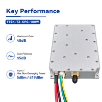 Module amplificateur de puissance GaN large bande 4000-8000 MHz 100 W sans source de signal pour anti-drone