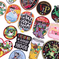 Écussons Oeteldonk, Écussons Grenouille Carnaval des Pays-Bas, Appliques thermocollantes pour vêtements et chapeaux, Logo personnalisé, Vente en gros