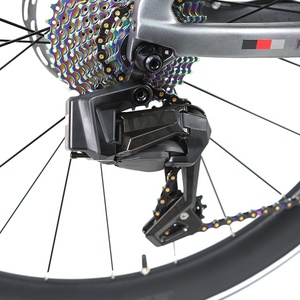 Nouveau Vélo de <span class=keywords><strong>Course</strong></span> sur Route en Fibre de Carbone 700c R12 2026 avec Frein à Disque 24 Vitesses et Groupe de Commande Électronique Sans Fil Twitter Arrivée - Product Image 5