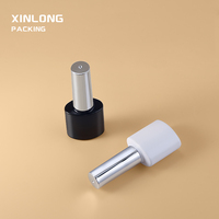 Flacon de vernis à ongles en verre miniature de 8 ml, vide, anti-fuite, portable, avec pinceau, OEM ODM