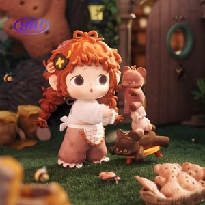 Nuevo Black Play Fu Four Generations Doll Wonderful House Series Hilo rizado Girls Blind Box TIDE Play Adornos de mano - Product Image 4