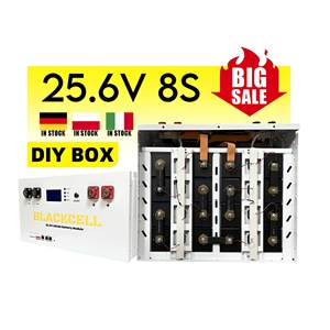 กล่องแบตเตอรี่แบบชาร์จได้ DIY 25.6v รุ่นเปล่า 8s สำหรับเก็บพลังงาน Lifepo4 ลิเธียมไอออน สำหรับระบบโซลาร์เซลล์ - Product Image 1