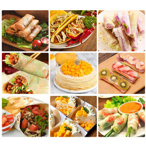 Double Side Heating Crepe Cake Thousand Layer Cake Maker <b>Machine</b> Spring Roll Wrap Maker <b>Machine</b> - Product Image 5