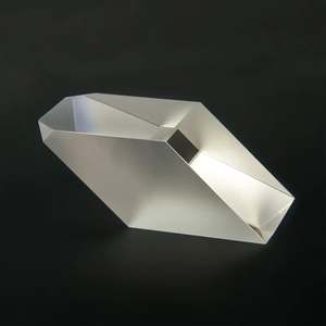 맞춤형 투명 광학 융합 석영 및 기타 결정질 재료 태양광 프리즘 - Product Image 5