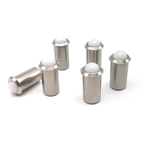 Piston à bille à pression ZFNS en acier inoxydable et acier au carbone, à ressort haute précision pour équipement d'automatisation et de fixation de moules