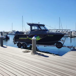 Nouveau <span class=keywords><strong>bateau</strong></span> <span class=keywords><strong>de</strong></span> pêche en aluminium Gospel 22,5 pieds (6,85 mètres) à grande vitesse en haute mer avec moteur hors-bord pour la navigation en eau <span class=keywords><strong>de</strong></span> mer - Product Image 1