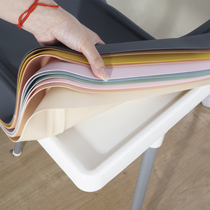 Tapis de Chaise Haute pour Bébé en Silicone Imperméable à Couverture Complète avec Logo Personnalisé – Vente en Gros – Tapis et Coussinets de Table pour Enfants - Product Image 4