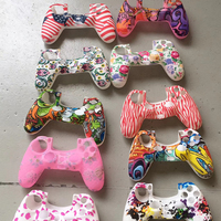 Coque de protection en silicone antidérapante couleur camouflage durable pour manette de jeu P4 - Vente en gros